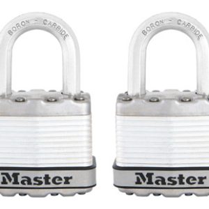 Master Lock 1-3/4 in. W Stainless Steel Ball Bearing Locking Padlock Keyed Alike