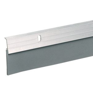 Frost King Brushed Chrome Silver Aluminum/Vinyl Door Sweep 1 pk