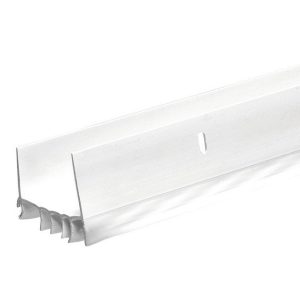 Frost King Matte White Vinyl Door Sweep 1 pk