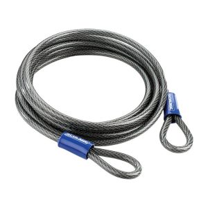 Schlage 3/8 in. W X 15 ft. L Steel Double Locking Double Loop Cable