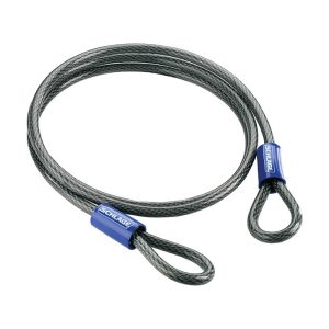 Schlage 84 in. H X 3/8 in. W X 7 ft. L Steel Double Locking Double Loop Cable