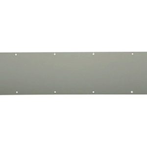 Ives Satin Gray Stainless Steel Push Plate 1 pc