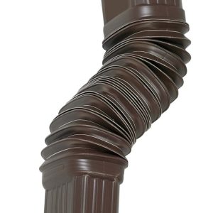 Amerimax 2 in. H X 3 in. W X 7.5 in. L Brown Vinyl Gutter Elbow