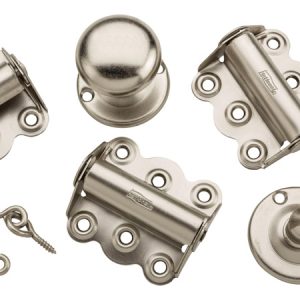 National Hardware Satin Nickel Steel Screen/Storm Door Hardware Set 1 pk