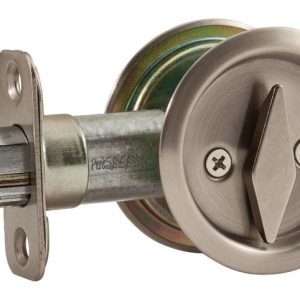 National Hardware Satin Nickel Silver Steel Pocket Door Latch 1 pk