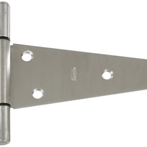 National Hardware 8 in. L Stainless Steel Stainless Steel Heavy Duty T Hinge 1 pk