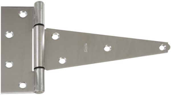 National Hardware 8 in. L Stainless Steel Stainless Steel Heavy Duty T Hinge 1 pk
