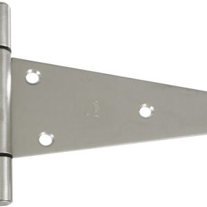 National Hardware 10 in. L Stainless Steel Stainless Steel Heavy Duty T Hinge 1 pk