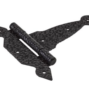 National Hardware 1/8 in. W X 6 in. L Black Steel Spear T Hinge 1 pk
