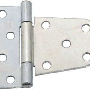 National Hardware 3-1/2 in. L Zinc-Plated Silver Steel Extra Heavy Gate Hinge 2 pk