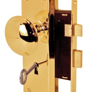 Prime-Line Security Bright Brass Mortise Lockset 1-3/4 in.