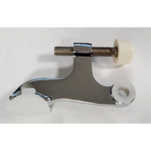 Ives Brass Bright Chrome Hinge Pin Door Stop Mounts to door