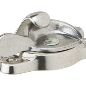 Ives Bright Brass Aluminum Window Lock 1 pk