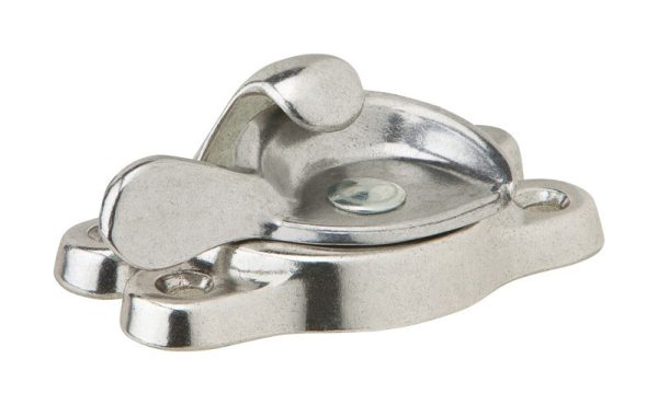 Ives Bright Brass Aluminum Window Lock 1 pk