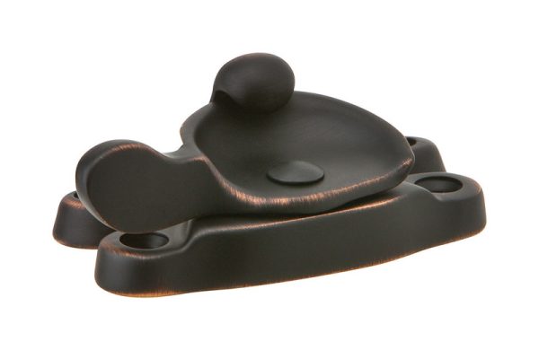 Ives Aged Bronze Aluminum Window Lock 1 pk