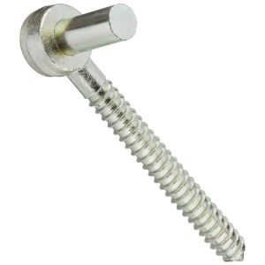 National Hardware 7/8 in. W X 7-1/2 in. L Zinc Plated Steel Screw Hooks 1 pk