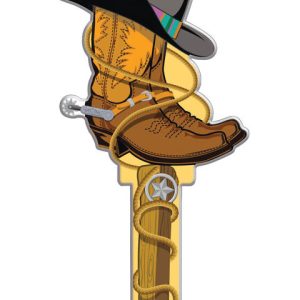 Lucky Line Key Shapes Cowboy House Key Blank Double For Kwikset KW1/11