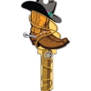 Lucky Line Key Shapes Cowboy House Key Blank Double For Schlage SC1