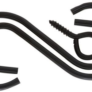 National Hardware Black Steel 4.64 in. H Extender Hook 1 pk