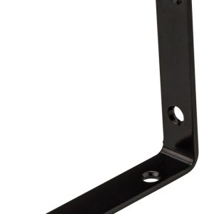 National Hardware 3.5 in. H X 0.75 in. W X 0.125 in. D Black Steel Inside Corner Brace