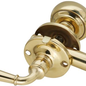 National Hardware Bright Brass Zinc Screen Storm Door Latch 1 pk