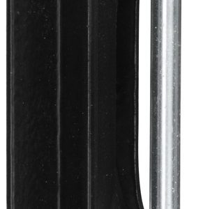 National Hardware Black Steel Deadbolt Strike