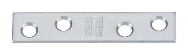 National Hardware 5/8 in. W X 3 in. L Satin Stainless Steel Mending Brace