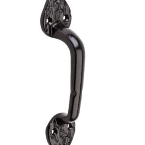 National Hardware 7-3/4 in. L Black Steel Gate Pull