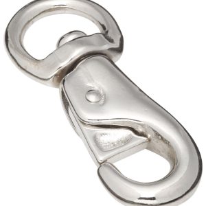 National Hardware 1 in. D X 4-1/8 in. L Nickel-Plated Iron Cattle Snaps 250 lb