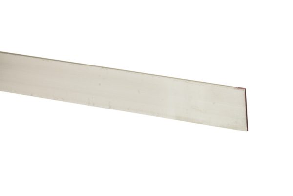 SteelWorks 0.125 in. X 1.5 in. W X 8 ft. L Weldable Aluminum Flat Bar 1 pk