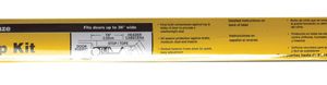 M-D Bronze Aluminum Weatherstrip Set For Door Jambs
