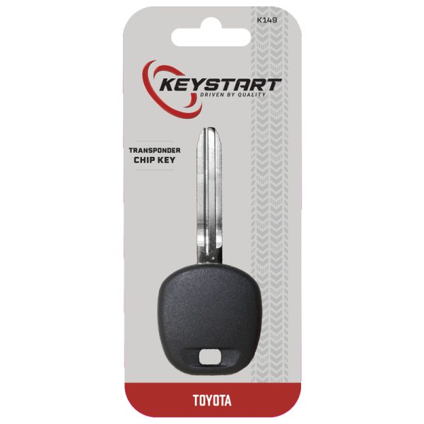 KeyStart Transponder Key Automotive Chipkey TOY44DPT Double For Toyota