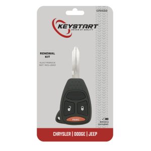 KeyStart Renewal KitAdvanced Remote Automotive Replacement Key CP055 Double For Mopar