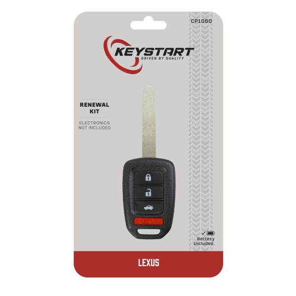 KeyStart Renewal KitAdvanced Remote Automotive Replacement Key CP106 Double For Honda