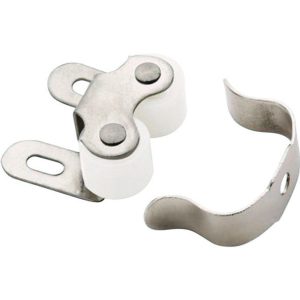 Amerock 1.125 in. W X 1 in. L Nickel Silver Steel Catch 10 pk