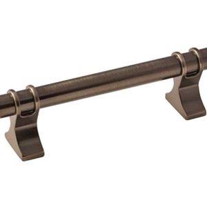 Amerock Davenport Bar Cabinet Pull 3-3/4 in. Gunmetal 1 pk