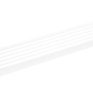 Frost King White Vinyl Seal For Garage Doors 7 ft. L X 3 in.