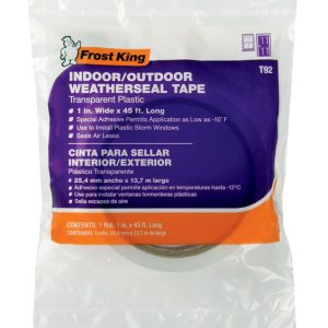 Frost King Clear Plastic Weather Stripping Tape For Windows 45 ft. L X 0.014 in.
