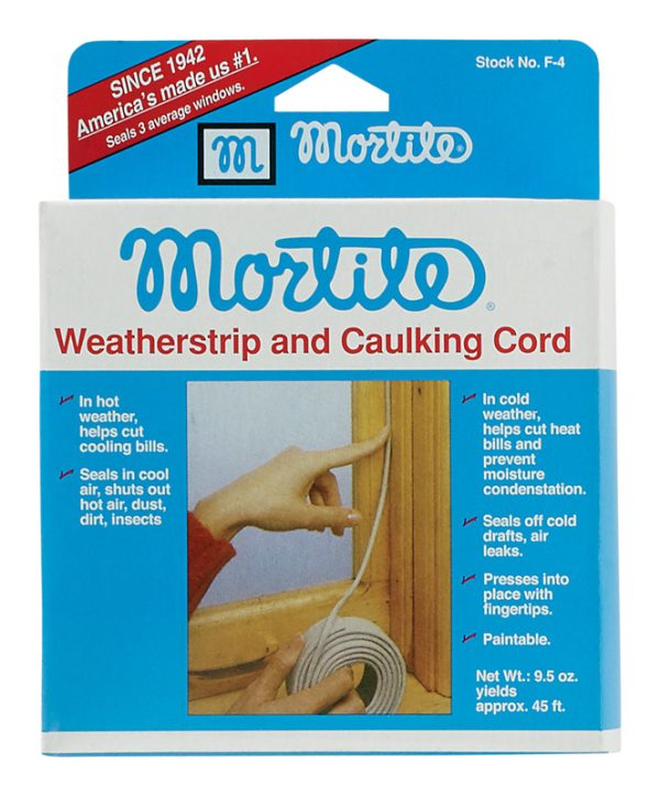 Mortite Gray Poly Form Caulking Cord For Windows 45 ft. L X 1/4 in.