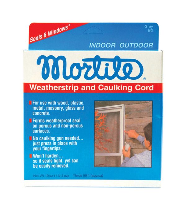 Mortite Gray Poly Foam Caulking Cord For Windows 90 ft. L X 1/4 in.