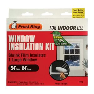 Frost King Clear Indoor Window Film Insulator Kit 54 in. W X 84 in. L