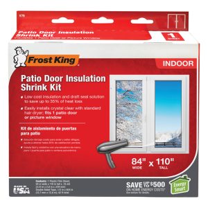 Frost King Clear Shrink Indoor Patio Door Insulator Kit 84 in. W X 110 in. L