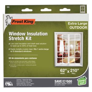 Frost King Clear Stretch Outdoor Window Film Insulator Kit 62 in. W X 210 in. L