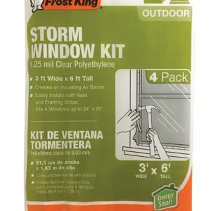 Frost King Clear Outdoor Storm Window Kit 36 in. W X 72 in. L