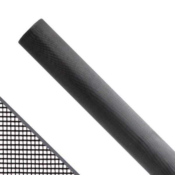 Saint-Gobain ADFORS 72 in. W X 100 ft. L Black Aluminum Insect Screen Cloth