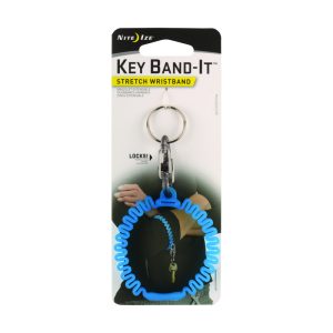 Nite Ize Band-It 2.5 in. D Plastic Blue Wristband Key Ring