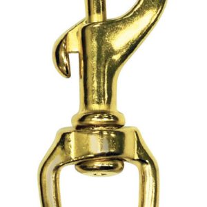 Baron 3/4 in. D X 3-3/8 in. L Polished Bronze Bolt Snap 16 lb