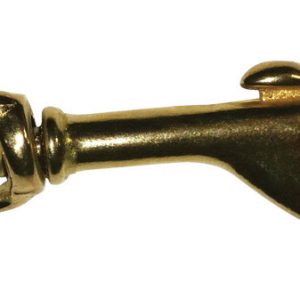 Baron 3/8 in. D X 3 in. L Polished Bronze Bolt Snap 80 lb