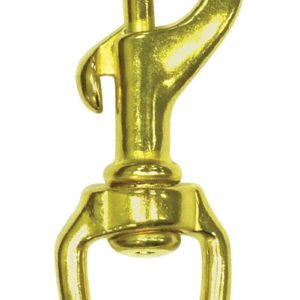 Baron 1 in. D X 3-5/8 in. L Polished Bronze Bolt Snap 240 lb