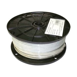 Baron Clear Vinyl Galvanized Steel 3/32 in. D X 250 ft. L Aircraft Cable